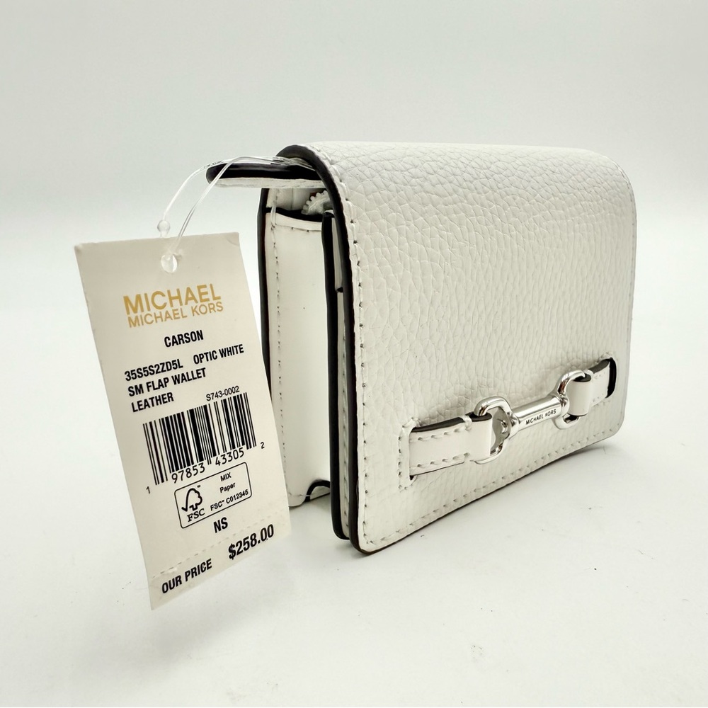 Michael Kors Carson Small Pebbled Leather Wallet - Picture 5 of 7